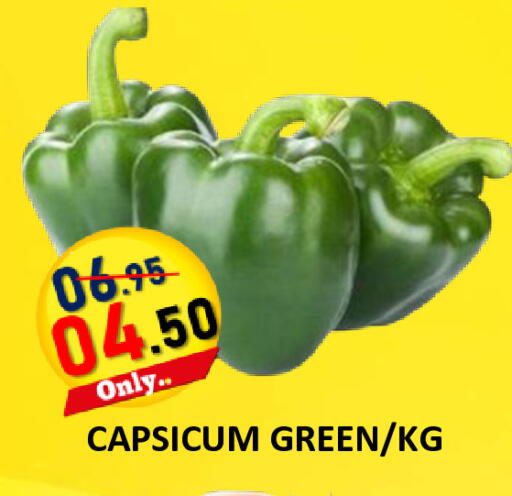 Capsicum available at رويال جلف هايبرماركت in الإمارات العربية المتحدة , الامارات - أبو ظبي