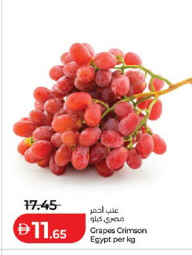 Grapes from Egypt available at لولو هايبرماركت in الإمارات العربية المتحدة , الامارات - أبو ظبي