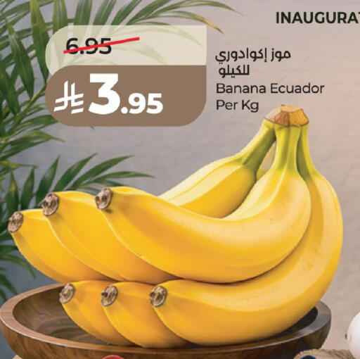 Banana from Ecuador available at LULU Hypermarket in KSA, Saudi Arabia, Saudi - Medina
