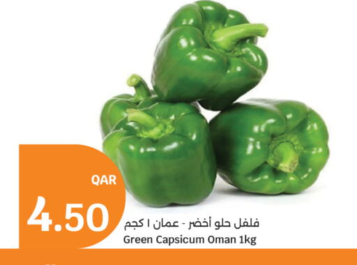 Green Capsicum from Oman available at City Hypermarket in Qatar - Al Rayyan