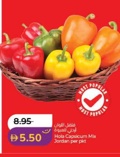 Capsicum from Jordan available at لولو هايبرماركت in الإمارات العربية المتحدة , الامارات - الشارقة / عجمان