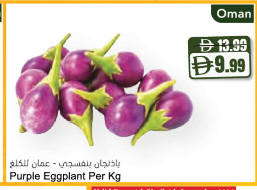 Eggplant from Oman available at المايا سوبرماركت in الإمارات العربية المتحدة , الامارات - دبي