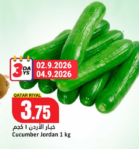 Cucumber from Qatar Jordan available at دانة هايبرماركت in قطر - الشحانية