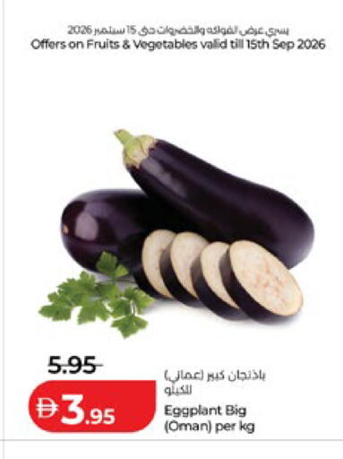Eggplant from Oman available at لولو هايبرماركت in الإمارات العربية المتحدة , الامارات - أبو ظبي