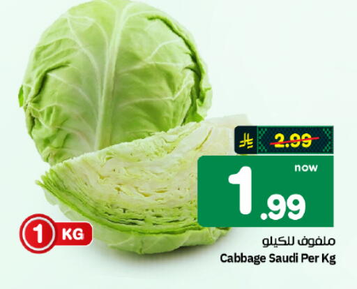 Cabbage from Saudi Arabia available at هايبر الوفاء in مملكة العربية السعودية, السعودية, سعودية - الأحساء‎