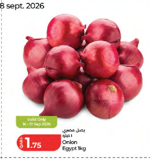 Onion from Egypt available at LuLu Hypermarket in Qatar - Doha
