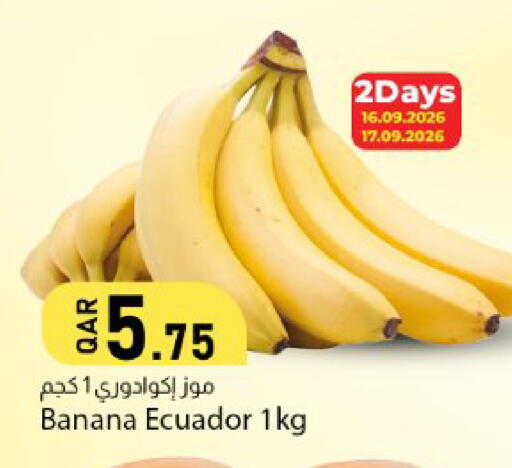 Banana from Ecuador available at Dana Market in Qatar - Doha