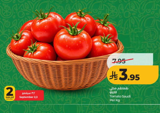 Tomato from Saudi Arabia available at لولو هايبرماركت in مملكة العربية السعودية, السعودية, سعودية - الخبر‎
