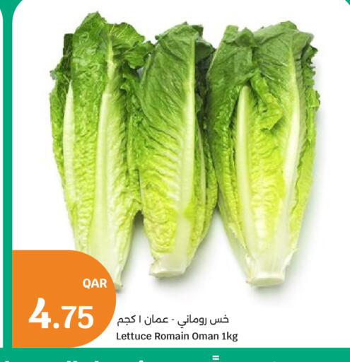 Lettuce from Oman available at City Hypermarket in Qatar - Al Shamal