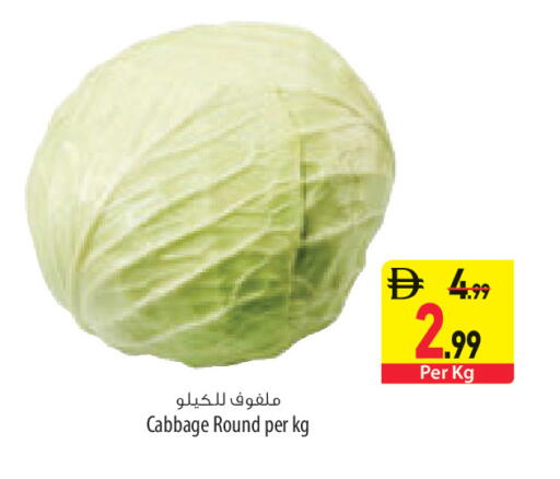 Cabbage available at السفير ماركت in الإمارات العربية المتحدة , الامارات - رَأْس ٱلْخَيْمَة
