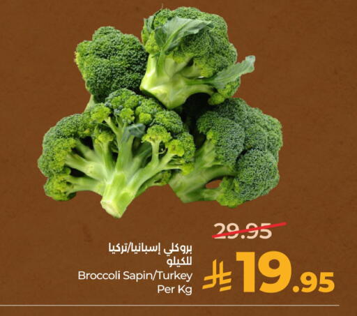 Broccoli from Turkey available at LULU Hypermarket in KSA, Saudi Arabia, Saudi - Hafar Al Batin