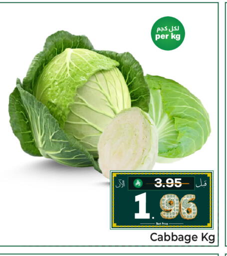 Cabbage available at مكة هايبرماركت in مملكة العربية السعودية, السعودية, سعودية - الرياض