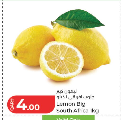 Lemon from South Africa available at LuLu Hypermarket in Qatar - Doha