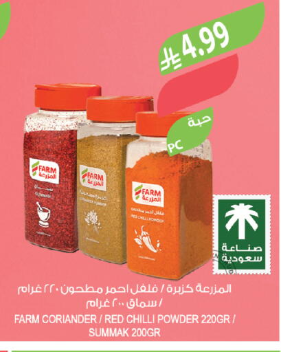 Chilli Coriander Red chilli available at Farm  in KSA, Saudi Arabia, Saudi - Al-Kharj