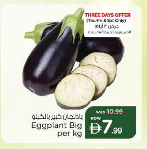 Eggplant available at نستو هايبرماركت in الإمارات العربية المتحدة , الامارات - دبي