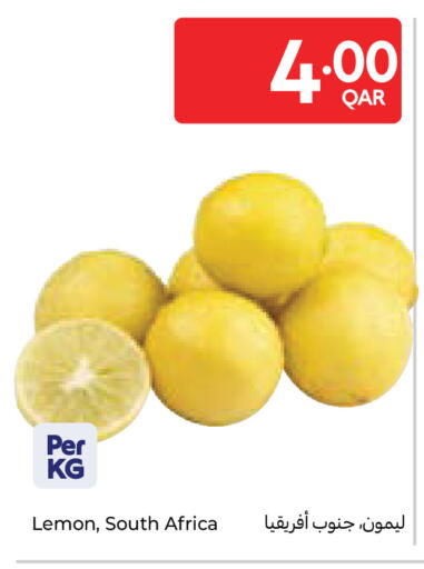 Lemon from South Africa available at Carrefour in Qatar - Al Wakra