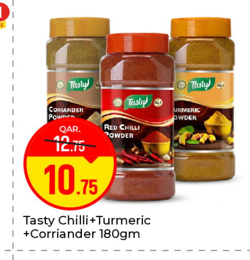 Red chilli Coriander Chilli Turmeric available at Paris Hypermarket in Qatar - Al-Shahaniya