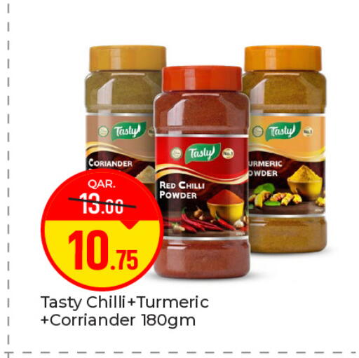 Red chilli Coriander Chilli Turmeric available at باريس هايبرماركت in قطر - أم صلال