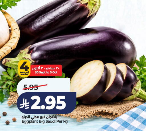 Eggplant from Saudi Arabia available at لولو هايبرماركت in مملكة العربية السعودية, السعودية, سعودية - الخرج