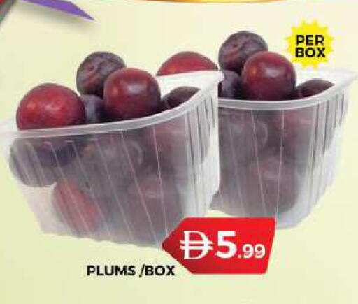 Plums available at جراند هايبر ماركت in الإمارات العربية المتحدة , الامارات - دبي