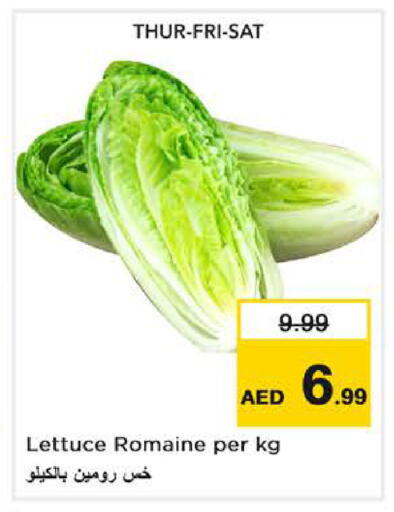 Lettuce available at نستو هايبرماركت in الإمارات العربية المتحدة , الامارات - دبي
