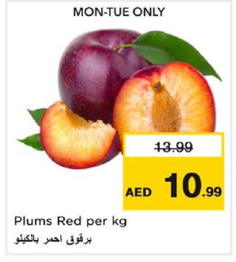 Plums available at نستو هايبرماركت in الإمارات العربية المتحدة , الامارات - رَأْس ٱلْخَيْمَة