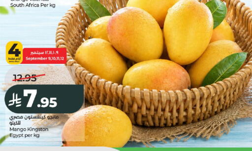 Mango from South Africa Egypt available at LULU Hypermarket in KSA, Saudi Arabia, Saudi - Al-Kharj