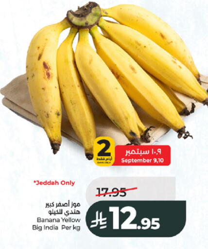Banana from India available at LULU Hypermarket in KSA, Saudi Arabia, Saudi - Jeddah