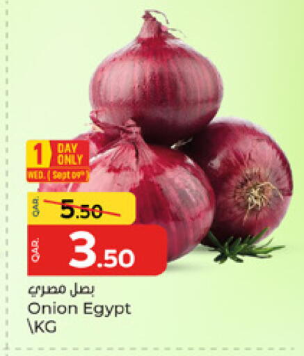 Onion from Egypt available at Paris Hypermarket in Qatar - Doha