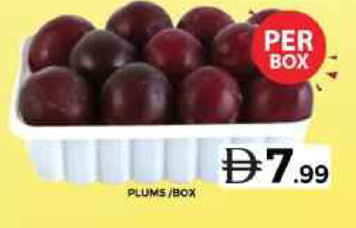 Plums available at جراند هايبر ماركت in الإمارات العربية المتحدة , الامارات - الشارقة / عجمان