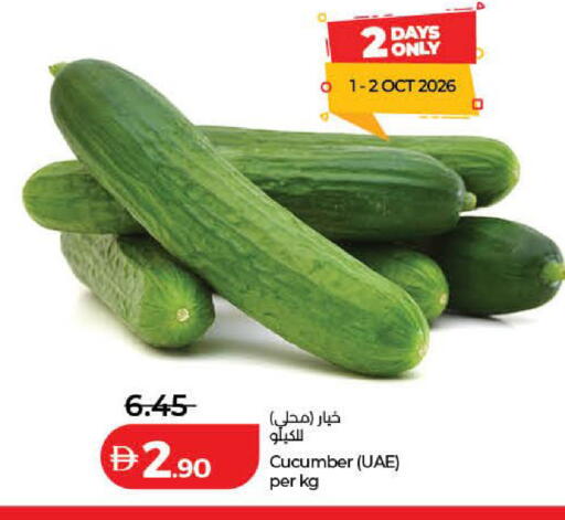 Cucumber available at لولو هايبرماركت in الإمارات العربية المتحدة , الامارات - دبي