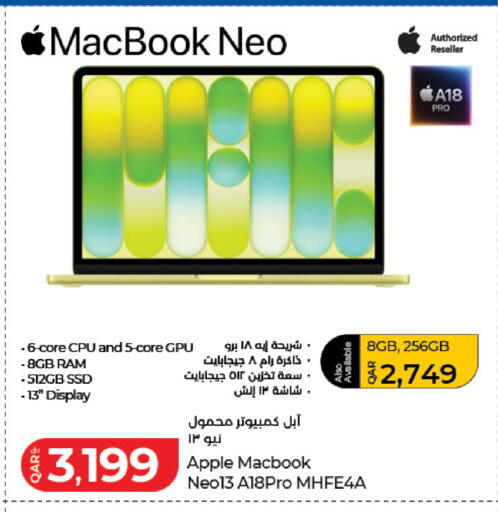 Apple available at لولو هايبرماركت in قطر - الشمال