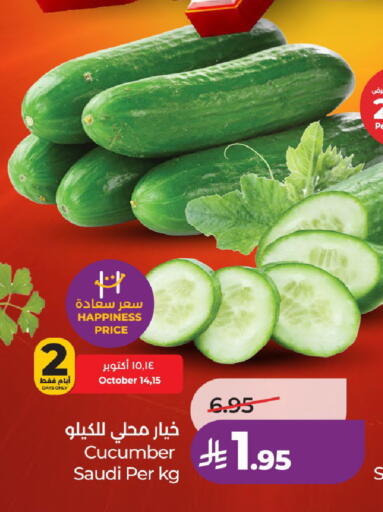 Cucumber from Saudi Arabia available at LULU Hypermarket in KSA, Saudi Arabia, Saudi - Unayzah