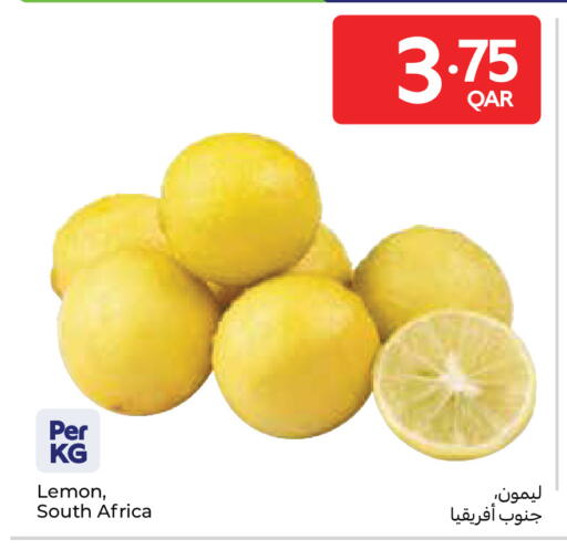 Lemon from South Africa available at Carrefour in Qatar - Al Wakra