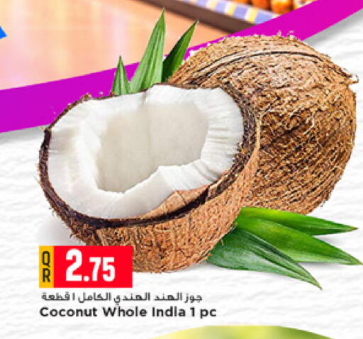 Coconut from India available at Marza Hypermarket in Qatar - Umm Salal