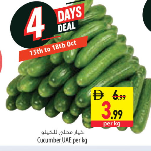 Cucumber available at السفير ماركت in الإمارات العربية المتحدة , الامارات - أم القيوين‎