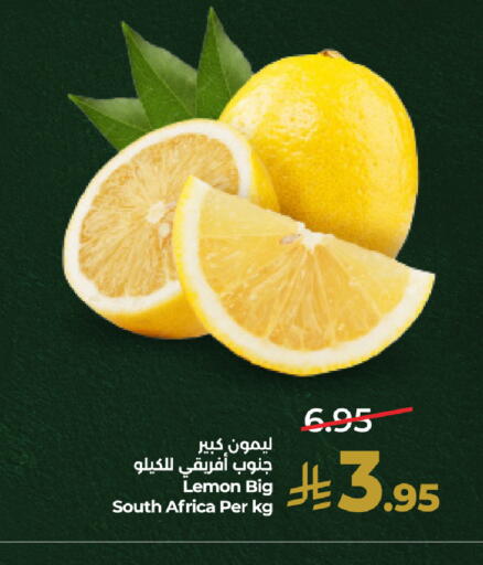 Lemon from South Africa available at LULU Hypermarket in KSA, Saudi Arabia, Saudi - Jeddah