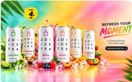 Peach Mango Strawberry Kiwi Mint متوفر لدى سنومارت في قطر - الوكرة