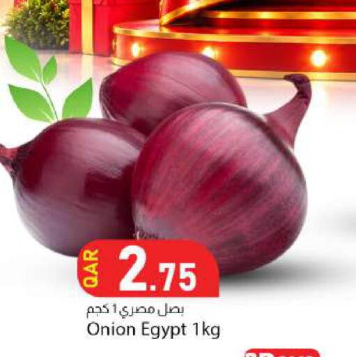 Onion from Egypt available at Dana Market in Qatar - Al Shamal