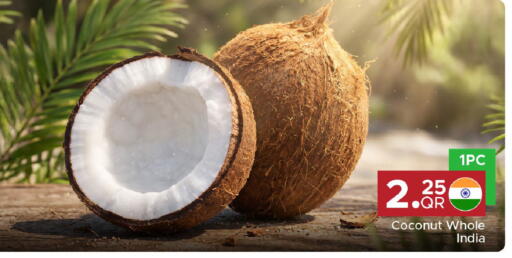 Coconut from India available at Family Food Centre in Qatar - Al Daayen