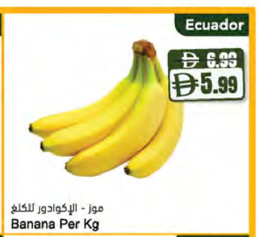 Banana available at Almaya Supermarkets in UAE - Al Ain