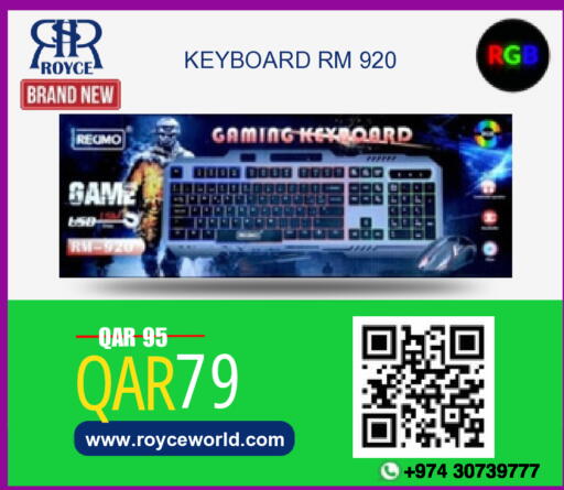 available at Royce World Trading & Services W.L.L in Qatar - Al Wakra
