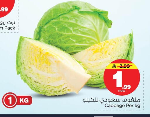 Cabbage available at Nesto in KSA, Saudi Arabia, Saudi - Al Hasa