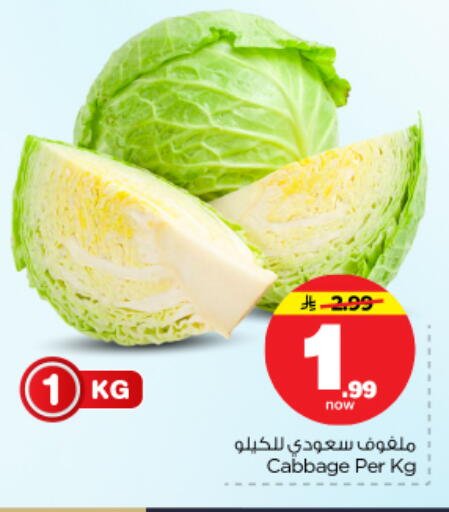 Cabbage available at نستو in مملكة العربية السعودية, السعودية, سعودية - بريدة