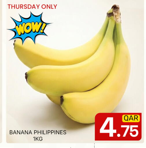Banana from Philippines available at Majlis Hypermarket in Qatar - Doha