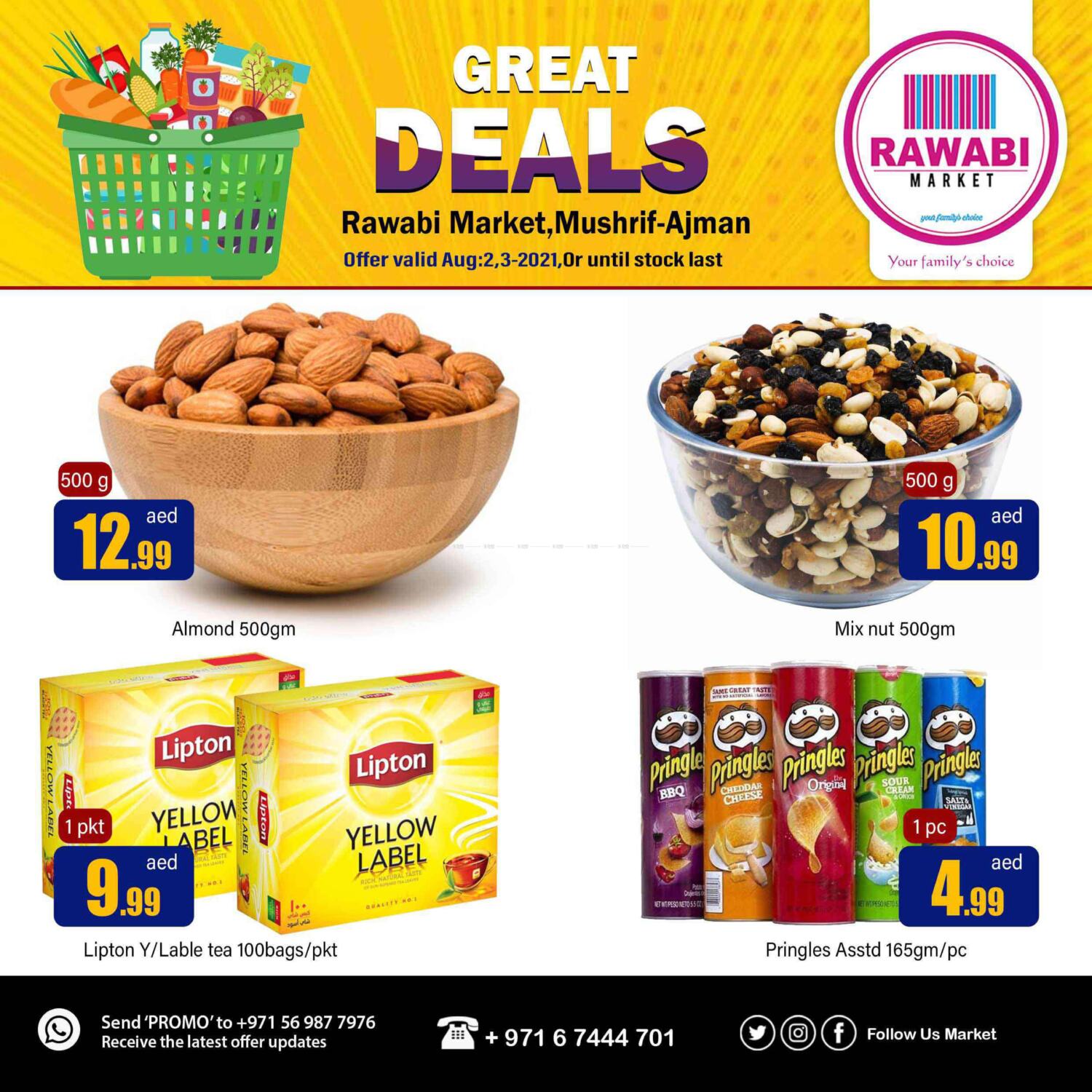 Rawabi Market Ajman Great Midweek Deals Mushrif, Ajman in UAE