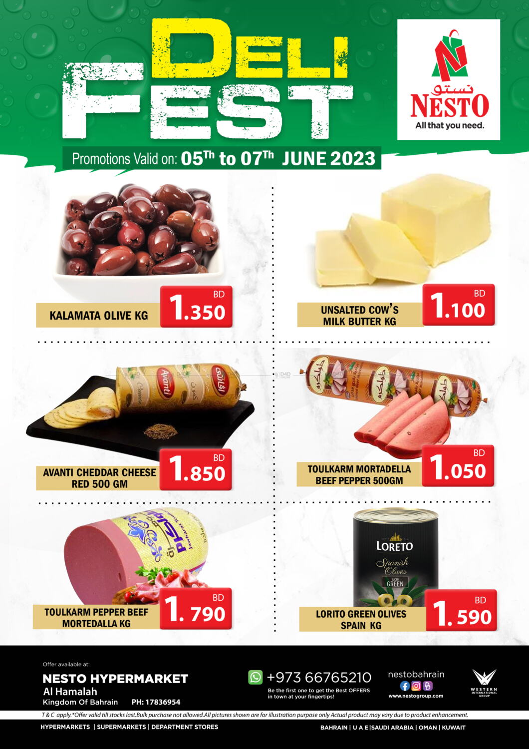 NESTO Deli Fest in Bahrain. Till 7th June