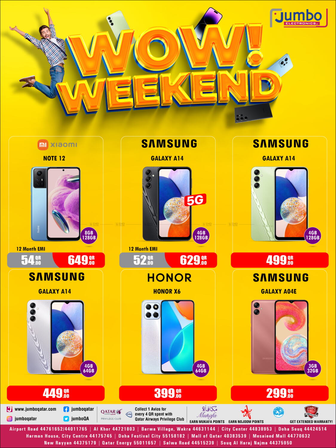 Jumbo Electronics Wow Weekend in Qatar Doha. till 29th July