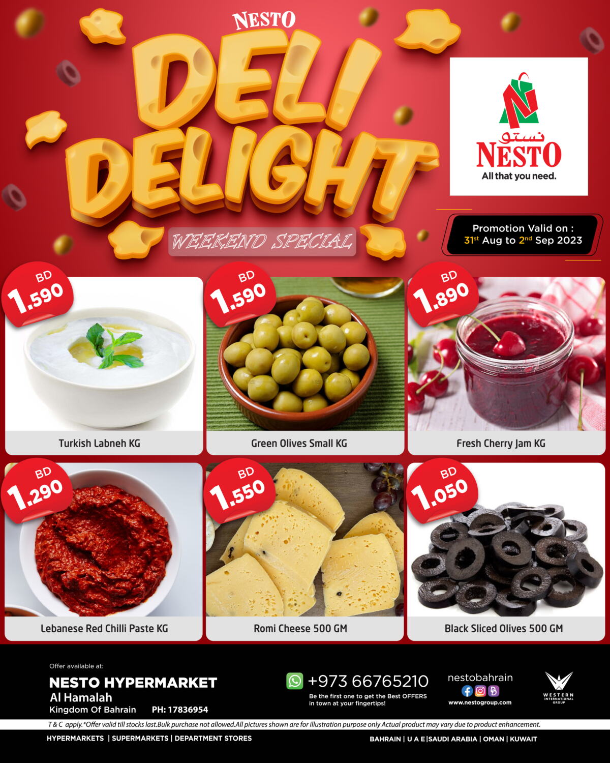 NESTO Deli Delight in Bahrain. Till 2th September