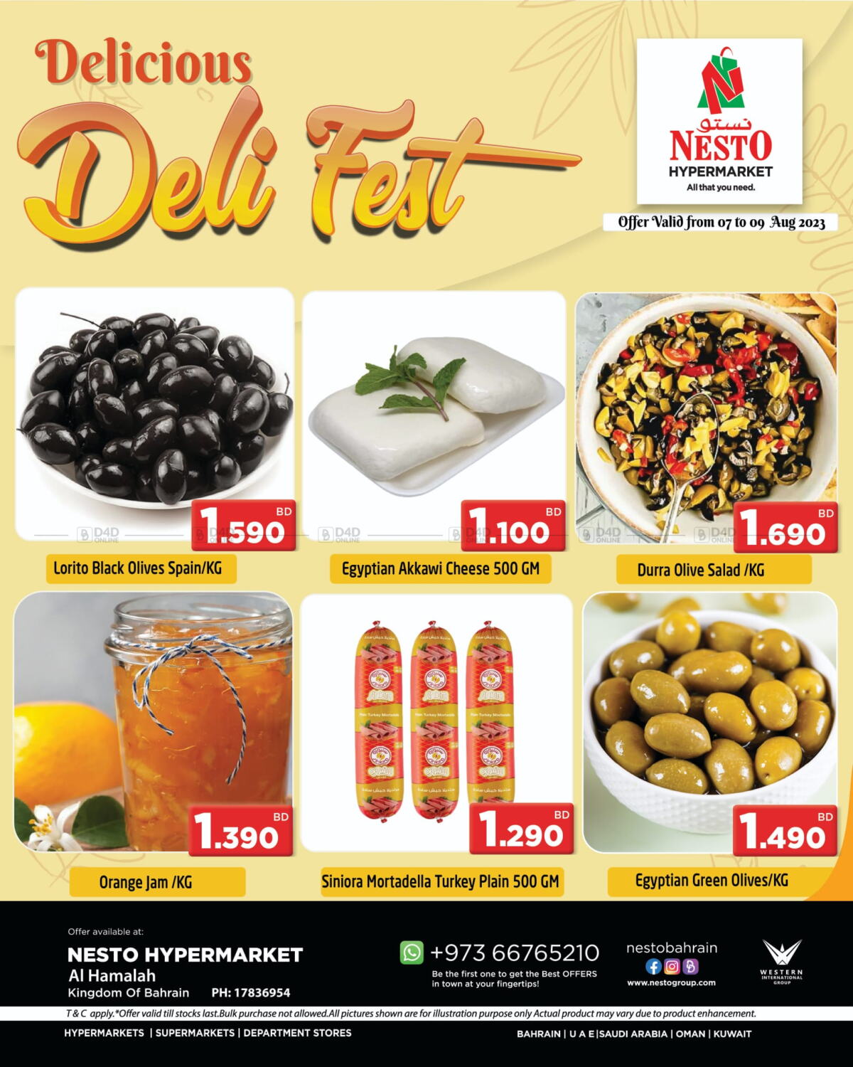 NESTO Delicious Deli Fest in Bahrain. Till 9th August
